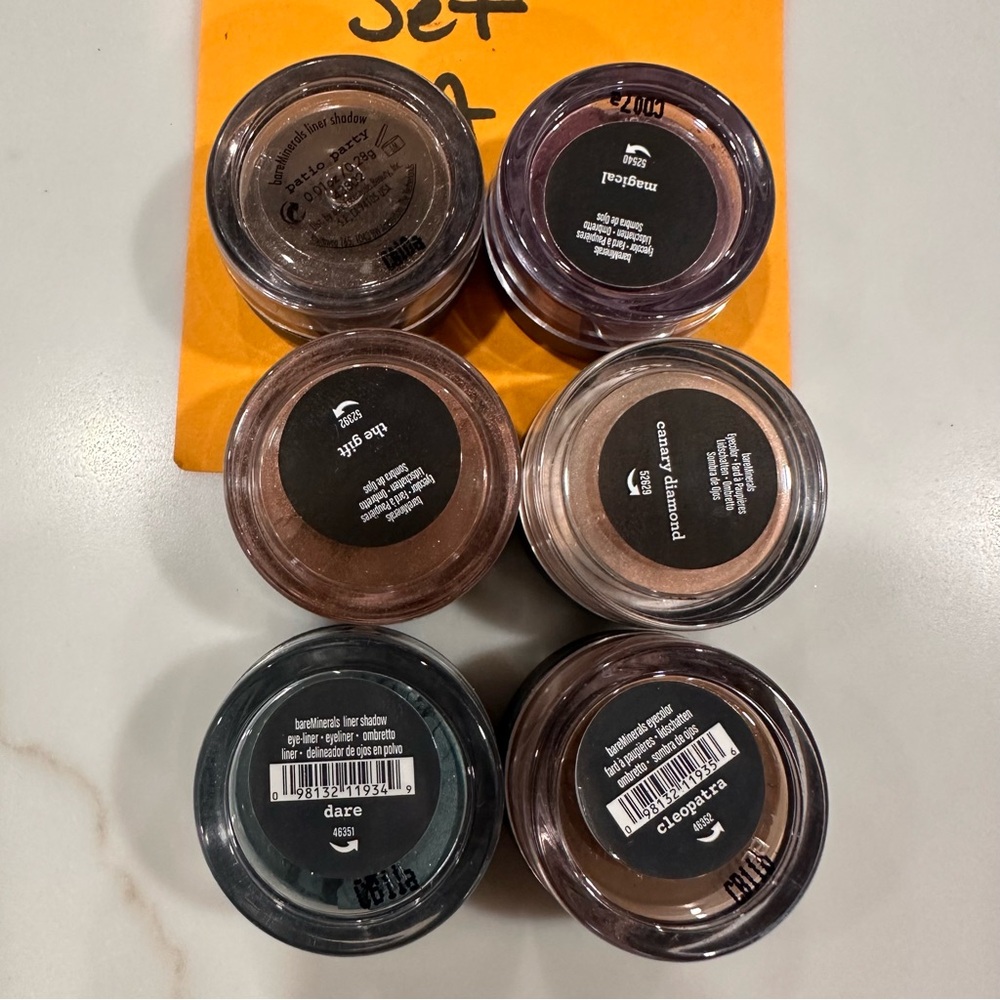 bareMinerals Loose Eyeshadow Collection